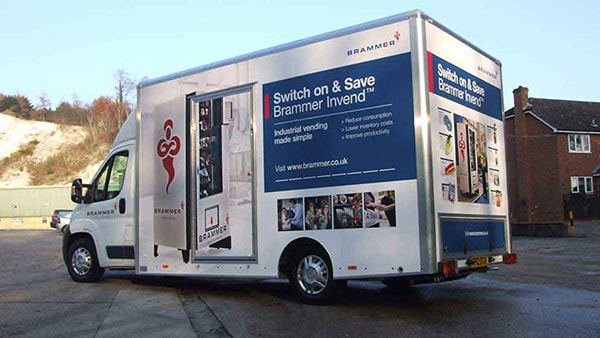 Brammer Tools have two mobile showrooms to showcsae their wide range of tools across Europe.