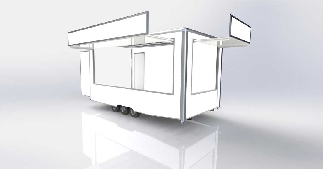 Mobile shop trailer