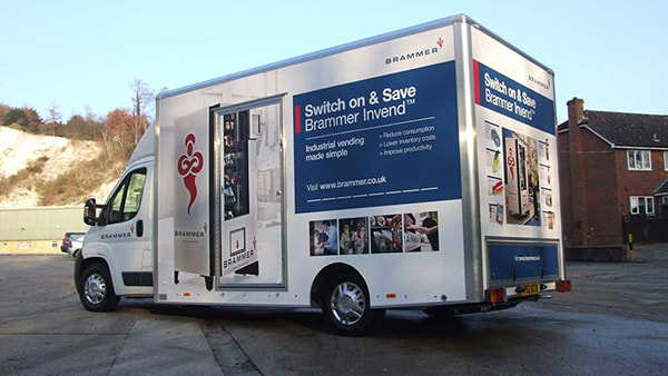 We designed, built and delivered 13 mobile showroom vehicles across Europe for Brammer.
