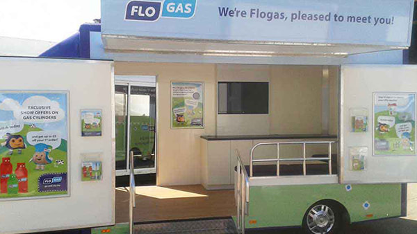 This FloGas exhibition van was manufactured by Masters for promotional events.